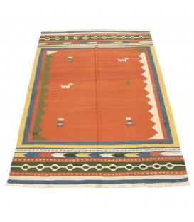 El Dokuma Kilim Fars 172209 - 162 × 242