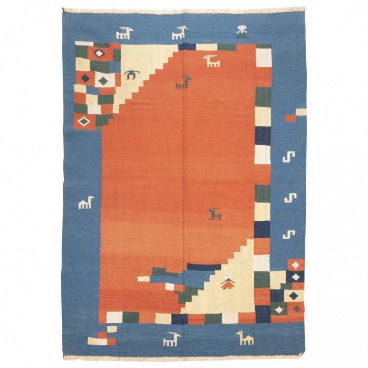 El Dokuma Kilim Fars 172213 - 168 × 234