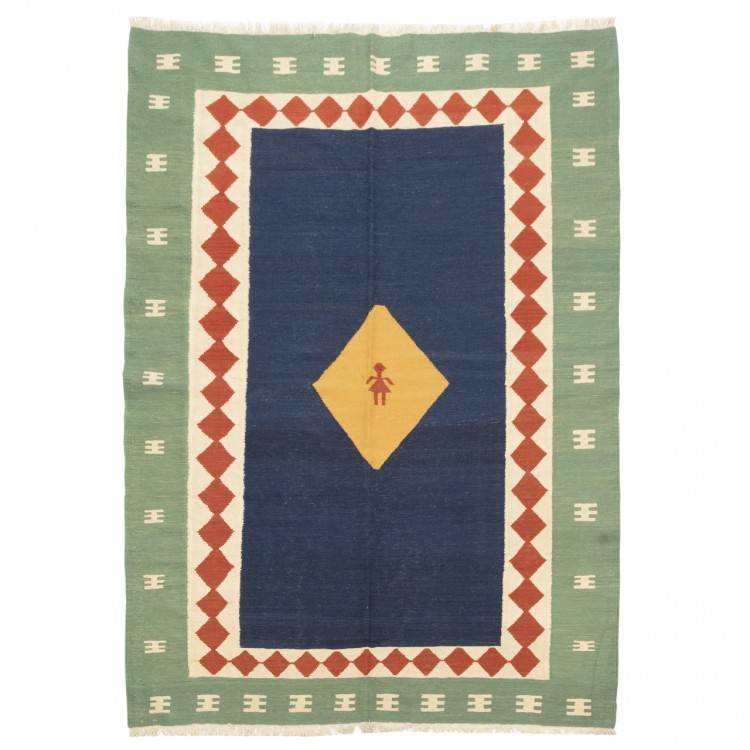 El Dokuma Kilim Fars 172216 - 176 × 243