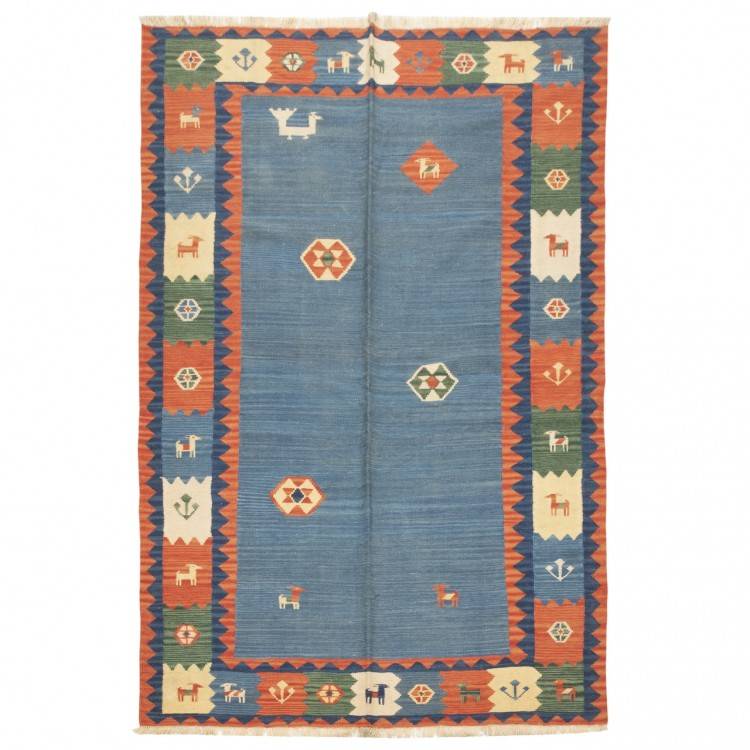 El Dokuma Kilim Fars 172219 - 162 × 238