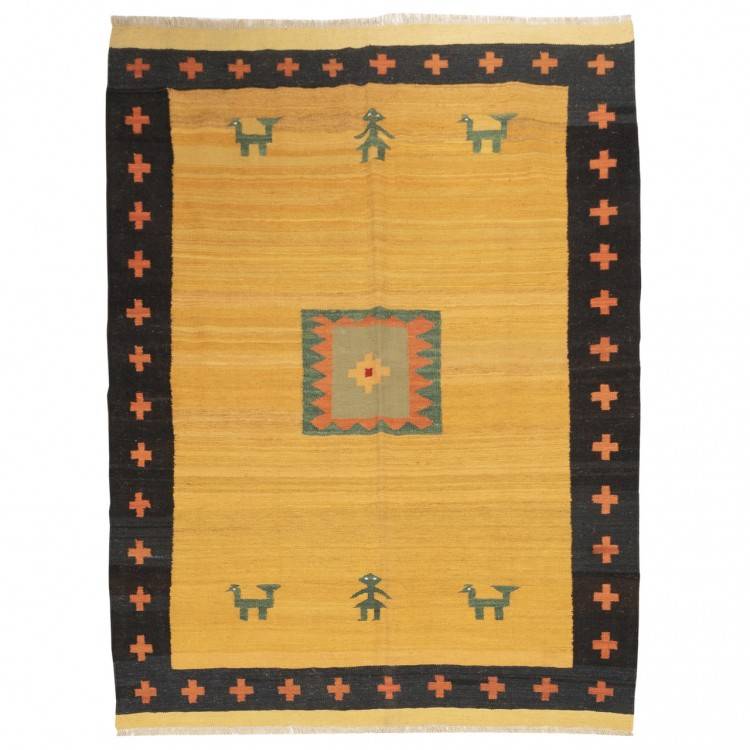 El Dokuma Kilim Fars 172221 - 179 × 235