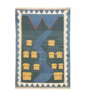 El Dokuma Kilim Fars 172222 - 147 × 204