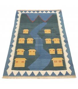 El Dokuma Kilim Fars 172222 - 147 × 204