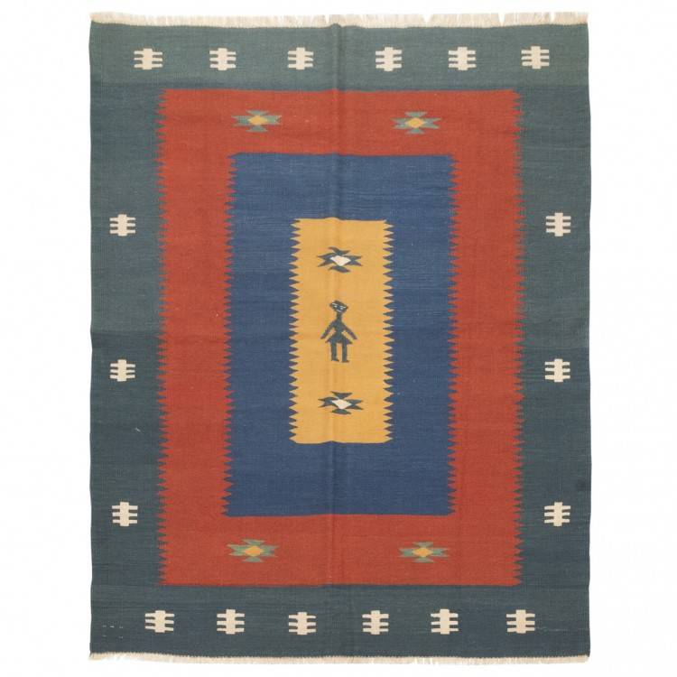 El Dokuma Kilim Fars 172224 - 158 × 196