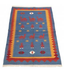 El Dokuma Kilim Fars 172226 - 145 × 190