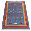 El Dokuma Kilim Fars 172226 - 145 × 190