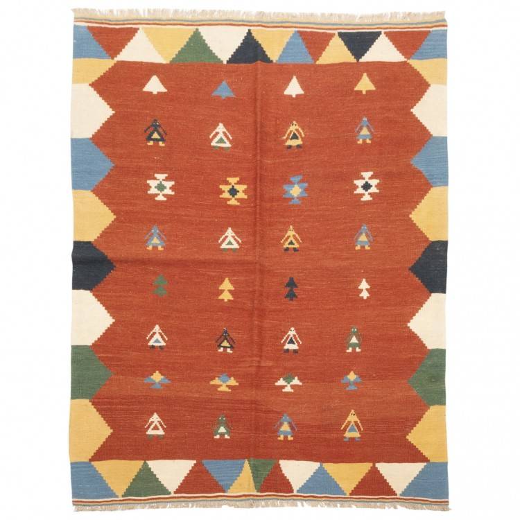 El Dokuma Kilim Fars 172227 - 157 × 199