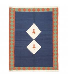 El Dokuma Kilim Fars 172228 - 152 × 189