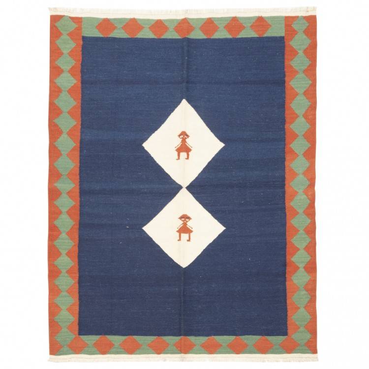 El Dokuma Kilim Fars 172228 - 152 × 189