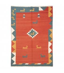 El Dokuma Kilim Fars 172229 - 148 × 203