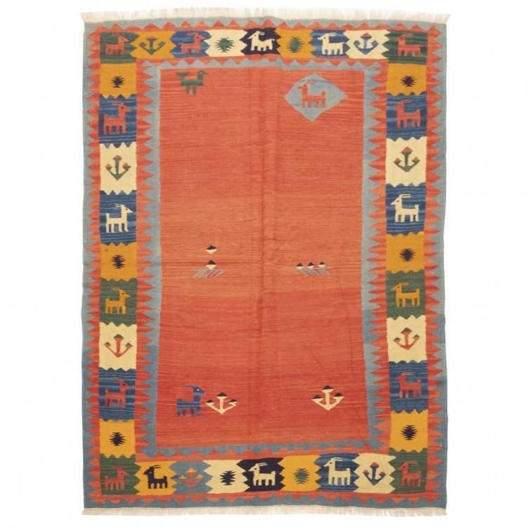 El Dokuma Kilim Fars 172231 - 147 × 192