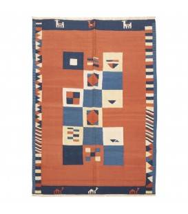 Kilim persan Fars fait main Réf ID 172232 - 144 × 195