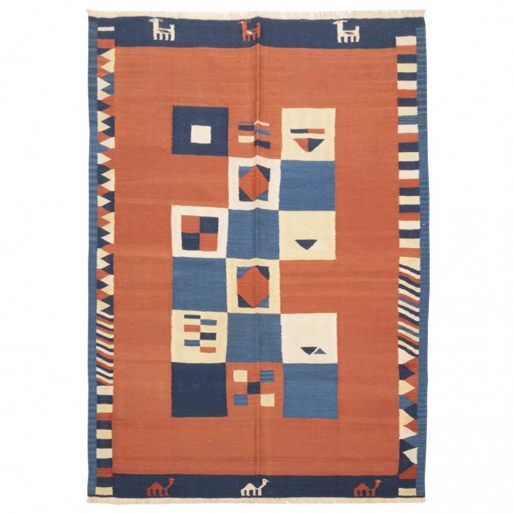 Kilim persan Fars fait main Réf ID 172232 - 144 × 195