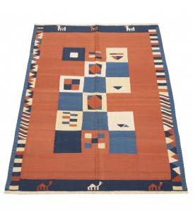 Kilim persan Fars fait main Réf ID 172232 - 144 × 195