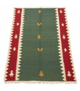 El Dokuma Kilim Fars 172233 - 145 × 200