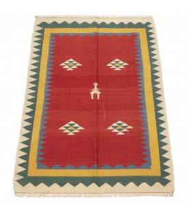 El Dokuma Kilim Fars 172234 - 155 × 220