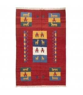 El Dokuma Kilim Fars 172235 - 145 × 216