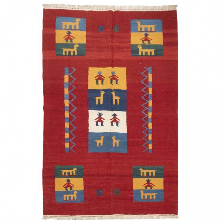 El Dokuma Kilim Fars 172235 - 145 × 216