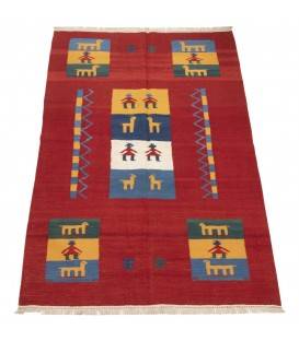 El Dokuma Kilim Fars 172235 - 145 × 216