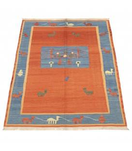 El Dokuma Kilim Fars 172238 - 130 × 176