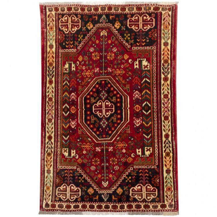 Tapis persan Fars fait main Réf ID 129206 - 110 × 156