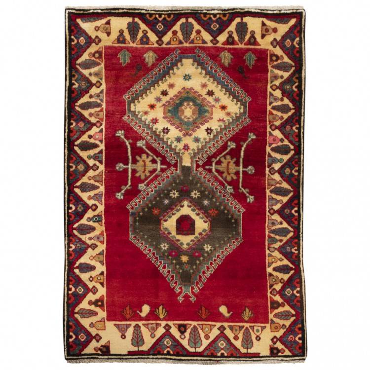 Tapis persan Fars fait main Réf ID 129207 - 105 × 150