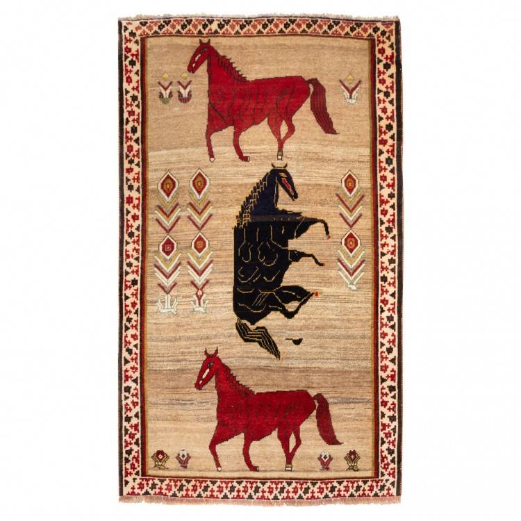 Tapis persan Fars fait main Réf ID 129280 - 130 × 220