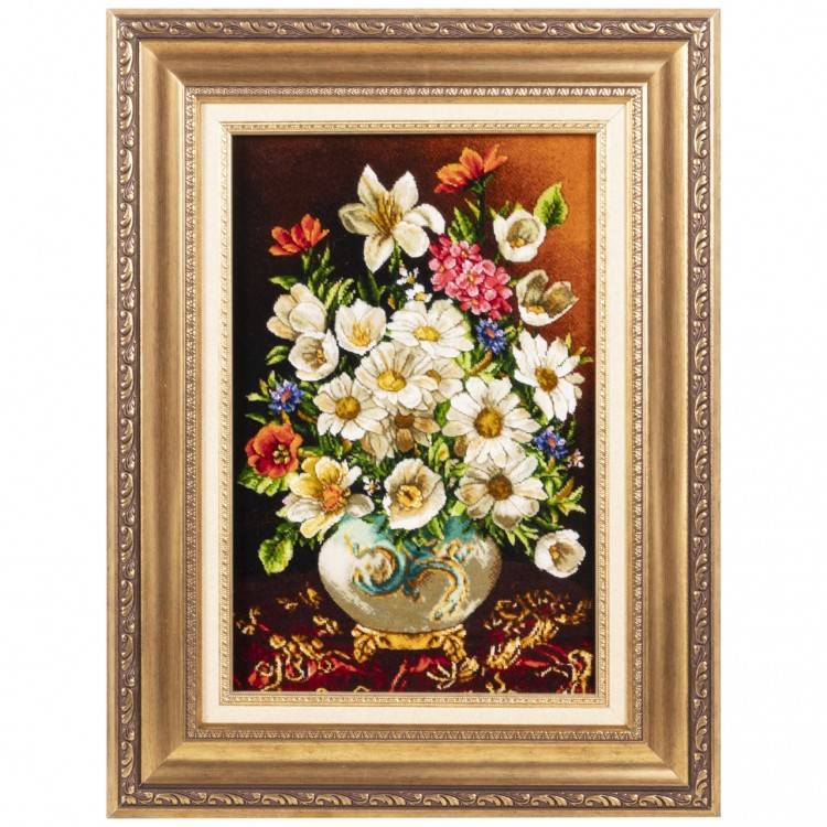 Tableau tapis persan Tabriz fait main Réf ID 903547