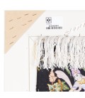 Tableau tapis persan Qom fait main Réf ID 903552