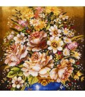 イランの手作り絵画絨毯 タブリーズ 番号 903585