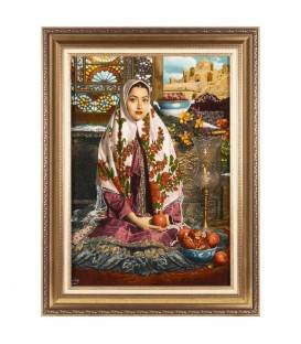 Tappeto persiano Tabriz a disegno pittorico codice 903611