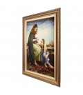Tappeto persiano Tabriz a disegno pittorico codice 903614
