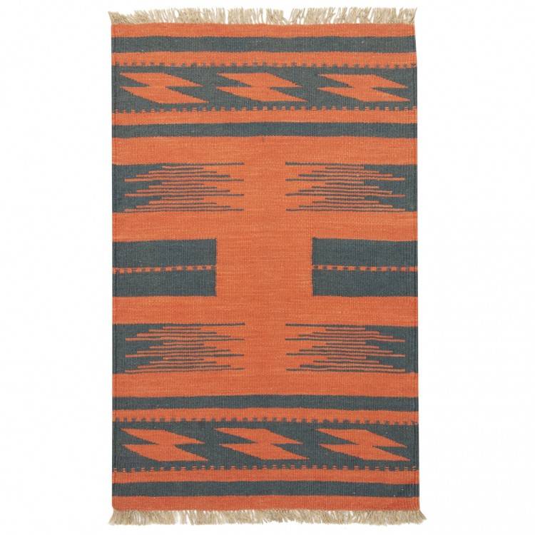 El Dokuma Kilim Fars 152703 - 63 × 100