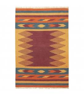 El Dokuma Kilim Fars 152675 - 100 × 149